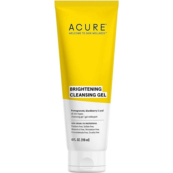 NEW 118ML ACURE BRIGHTENING CLEANSING GEL