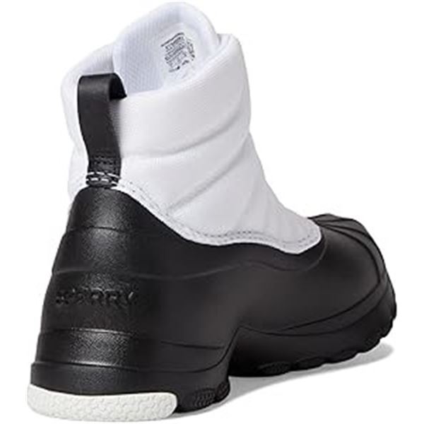 NEW SPERRY DUCK FLOAT ZIP BLACK WHITE 7.5 WOMENS
