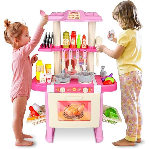NEW 69 PIECES SPRAY KITCHEN CHILDREN PLAY HOUSE