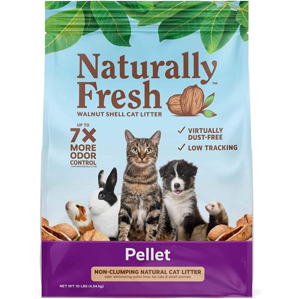 NEW NATURALLY FRESH PELLET NON CLUMPING NATURAL