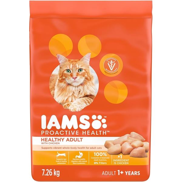 NEW IAMS PROACTIVE HEALTHY ADULT CHICKEN FLAVOR