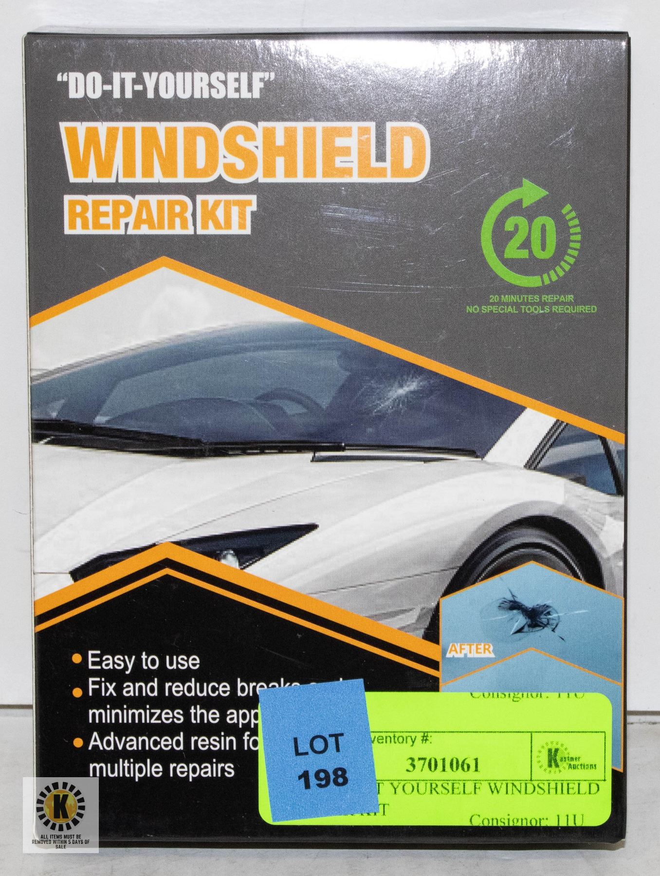 Windshield Repare Kit NEW DO IT YOURSELF WINDSHIELD REPAIR KIT