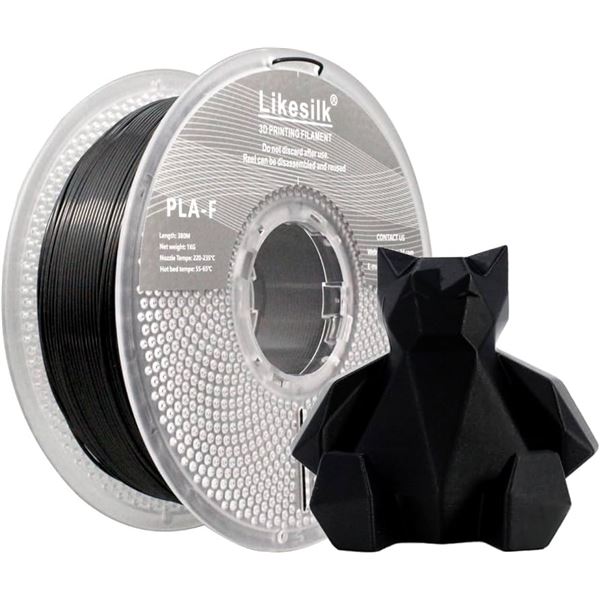 NEW 1KG LIKESILK 3D PRINTER FILAMENT BLACK