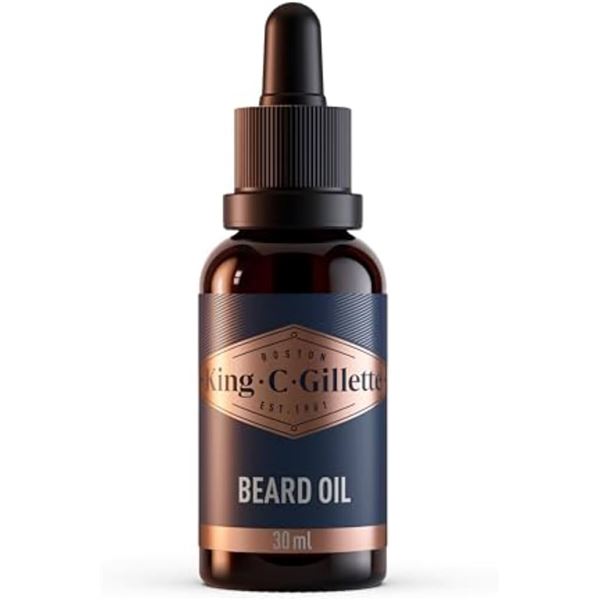 NEW 30ML KING C GILLETTE BEARD OIL