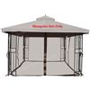 Image 1 : NEW GAZEBO TENT OUTDOOR INSECT NET 12FT X 12FT