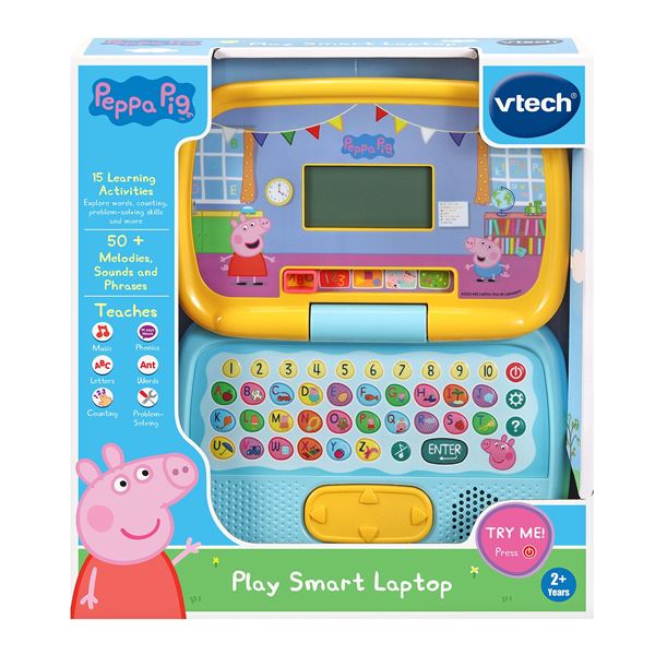 NEW VTECH PEPPA PIG PLAY SMART LAPTOP