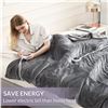Image 1 : NEW QUEEN SIZE DUAL CONTROL ELECTRIC BLANKET GREY