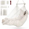 Image 1 : NEW OUTERMAN WHITE HAMMOCK CHAIR HOLDS 440LB
