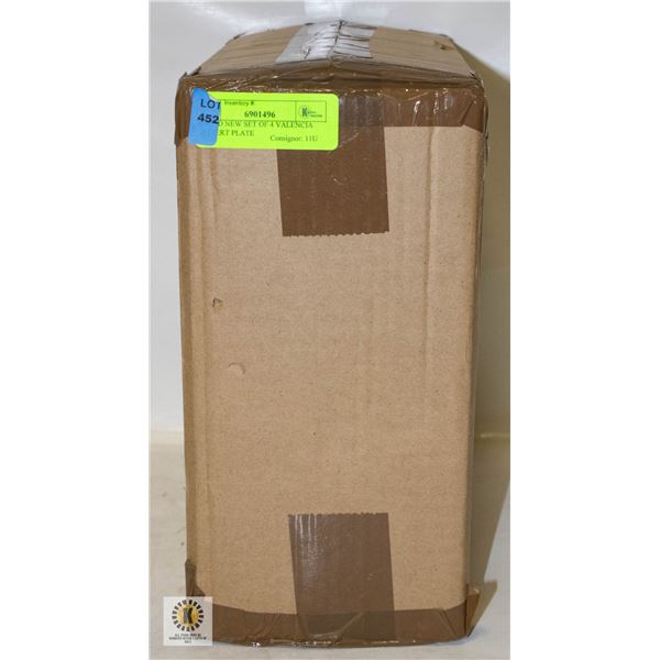 BRAND NEW SET OF 4 VALENCIA DESSERT PLATE