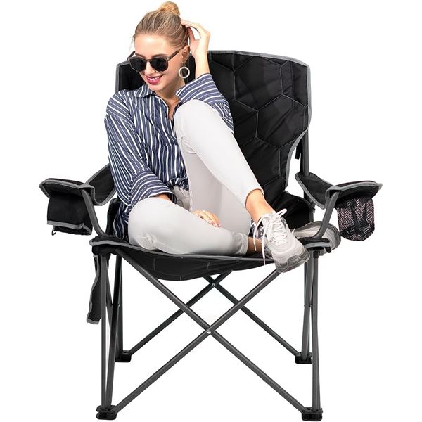 NEW SUNNYFEEL XL OVERSIZED FOLDING CAMPING CHAIR