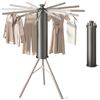Image 1 : NEW STANDING FOLDING CLOTHES RACK 10 POLE