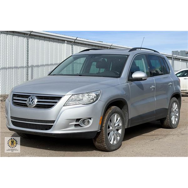 UNRESERVED! 2010 VOLKSWAGON TIQUAN 4-MOTION