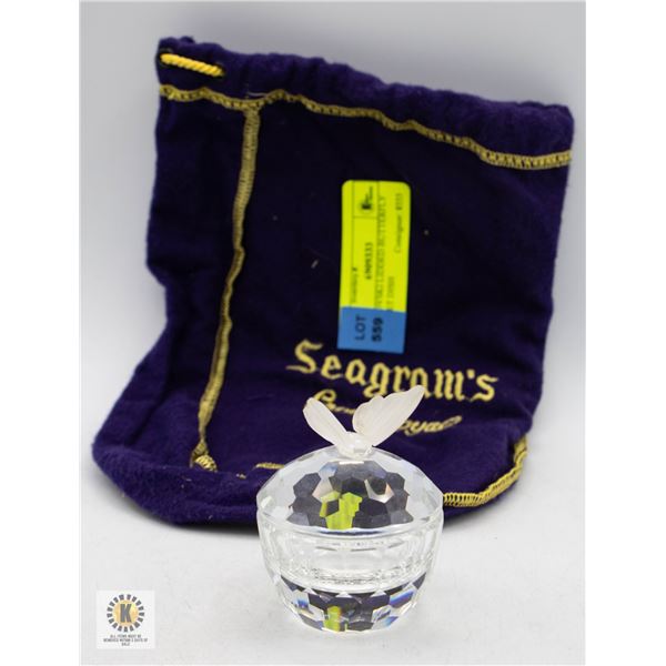 SWAROVSKI LIDDED BUTTERFLY TRINKET DISH