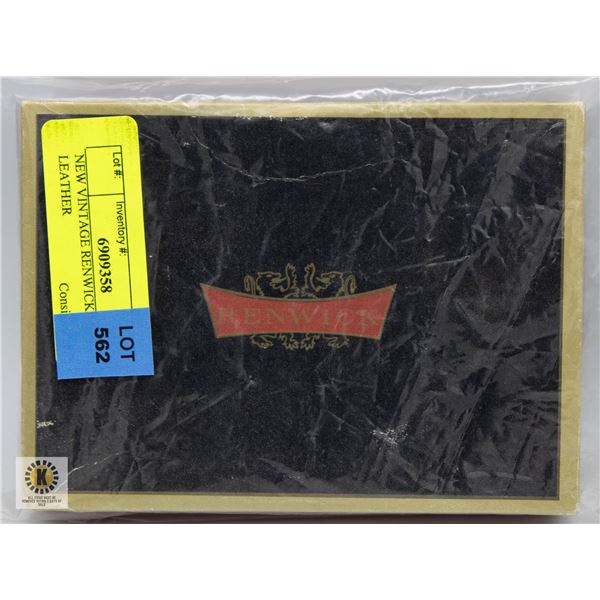 NEW VINTAGE RENWICK MENS LEATHER