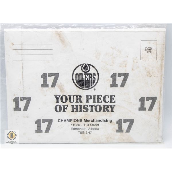 EDMONTON OILERS HONOUR JARI KURRI GAME TICKET &