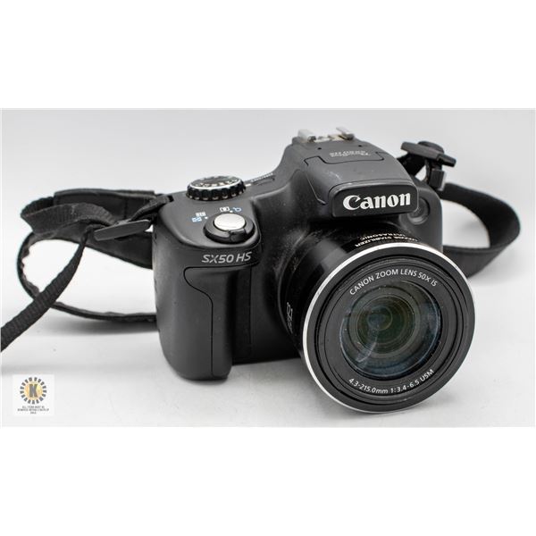 CANON POWER SHOT SX50HS CAMERA WITH