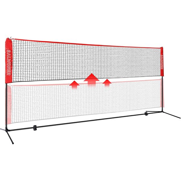 NEW BALWONER 17FT BADMINTON NET SET - RED