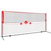 Image 1 : NEW BALWONER 17FT BADMINTON NET SET - RED