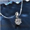 Image 2 : 2 CT GRA CERTIFIED ROUND BRILLIANT 925S NECKLACE