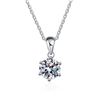 Image 4 : 2 CT GRA CERTIFIED ROUND BRILLIANT 925S NECKLACE