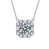 Image 5 : 3 CT GRA CERTIFIED ROUND BRILLIANT 925S NECKLACE