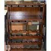 SOLID WOOD WINE STORAGE UNIT PLUS ACCESSORY