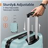Image 3 : BRAND NEW SHOWKOO 3 PIECE SPINNER LUGGAGE SET