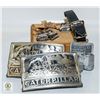 Image 2 : ESTATE CATERPILLAR BELT BUCKLES, CUFF LINKS,