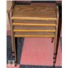 Image 1 : 4 VINTAGE STACKING STOOLS
