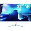 Image 1 : NEW PIXIO WAVE BLUE 27" 4K GAMING MONITOR WITH