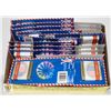 Image 1 : CASE OF 24 NEW BIRTHDAY CAKE CANDLES & HOLDERS
