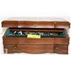 Image 2 : JEWELRY BOX WITH CONTENTS - ESTATE