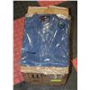 Image 1 : NEW MEN'S SHIRTS CASE OF 9 DENIM SIZE XS