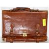 Image 1 : VINTAGE ITALY LEATHER BRIEFCASE-ESTATE