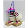 Image 1 : PAIR OF ADULT INDIGENOUS MUKLUKS WITH FELT LINERS