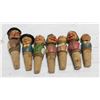 Image 1 : 7 ASSORTED COLLECTIBLE WINE STOPPERS (WOOD + CORK)