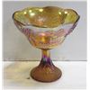 Image 1 : CARNIVAL GLASS GOLDISH DISH.