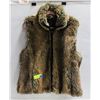 LADIES SIZE 40 FAUX FUR SILVER CREEK VEST-ESTATE