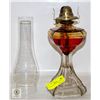 ANTIQUE COAL OIL LAMP-ESTATE