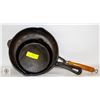 2 CAST IRON FRY PANS TOGETHER-ESTATE