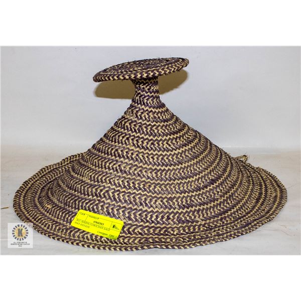 B.C. HAIDA COWICHAN SAGE HAT-ESTATE