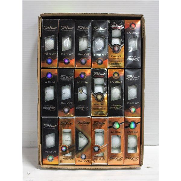 FLAT TITLEIST PROV1 RECLAIMED GOLF BALLS