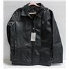 Image 1 : NEW ITALY MENS LARGE LEATHER FAUX COAT-ESTATE