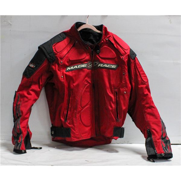MENS L 44 MOTORCYCLE RIDING COAT-ESTATE
