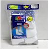 Image 1 : WHITE CREW SOCKS 12-16 SIZE 6-PACK FRUIT OF