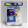 Image 1 : WHITE CREW SOCKS 12-16 SIZE 6-PACK FRUIT OF