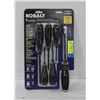 Image 1 : NEW KOBALT 6PC DIAMOND COATED TIP SCREWDRIVER SET