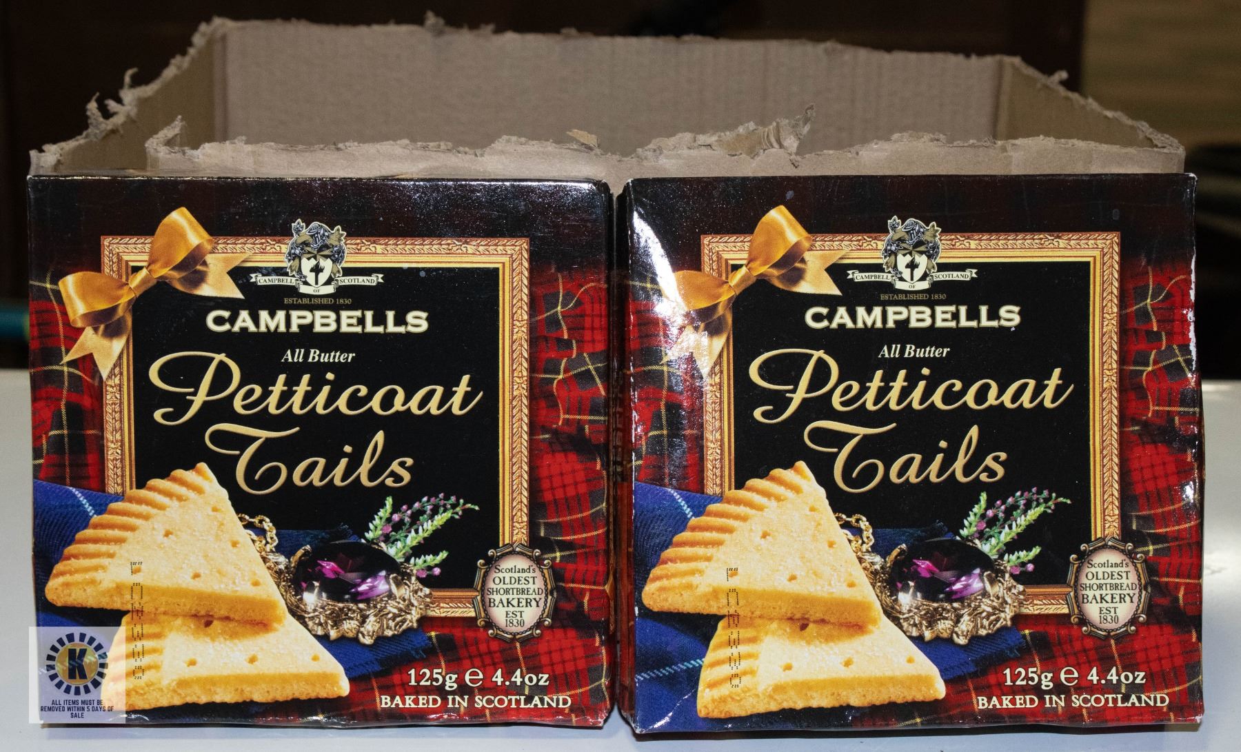 8PKS OF CAMPBELL’S SHORTBREAD COOKIES