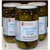 Image 1 : 3 X 1L JARS PC SWEET PICKLES MIX PAST BB 11/24