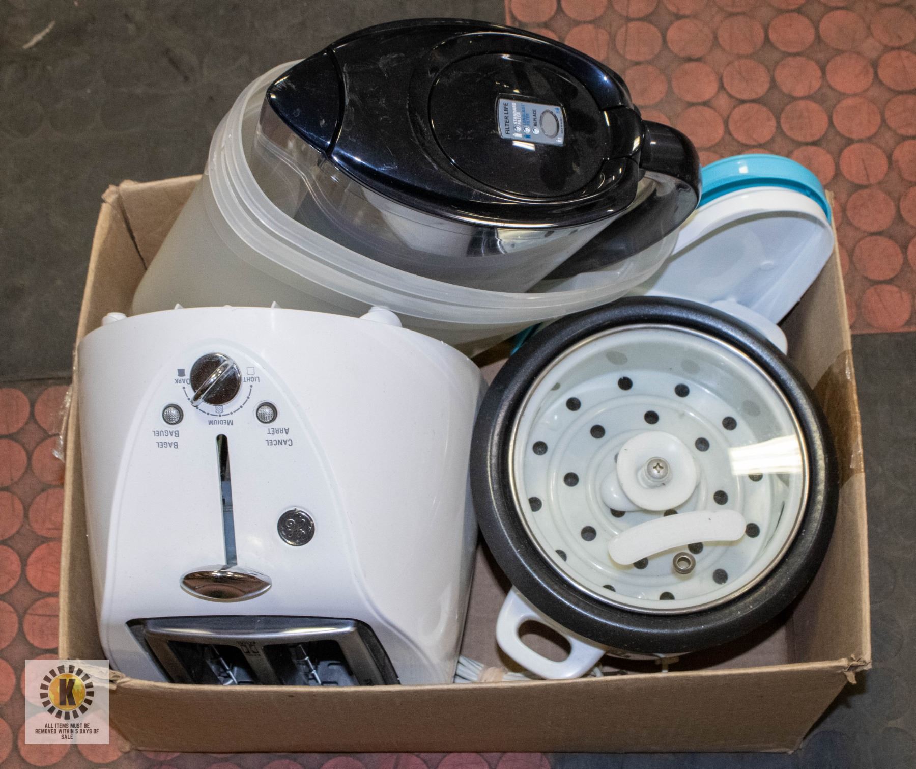 NEWER BAGEL TOASTER WITH RICE COOKER BRITA AND